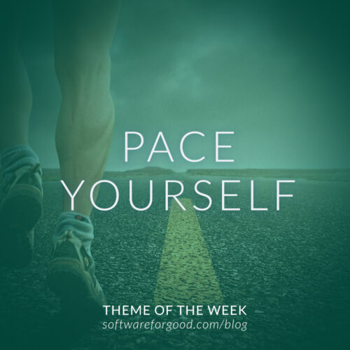 Pace Yourself